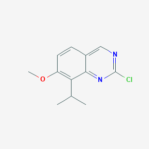 2-Chloro-8-isopropyl-7-methoxyquinazoline