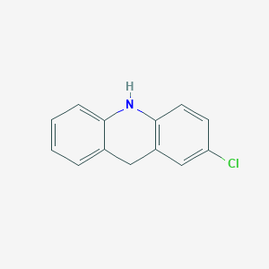 molecular formula C13H10ClN B3261375 2-Chloro-9,10-dihydroacridine CAS No. 342891-59-2