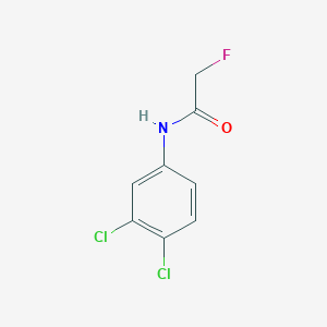 molecular formula C8H6Cl2FNO B3261404 3,4-Dichloro-2-fluoroacetanilide CAS No. 3435-69-6