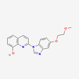 2-[5-(2-Methoxyethoxy)-1H-benzimidazol-1-yl]-8-quinolinol