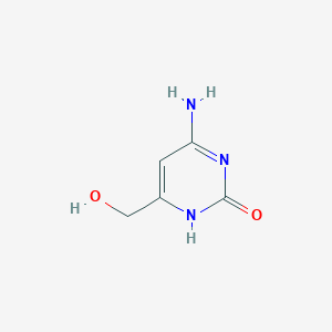 molecular formula C5H7N3O2 B3261464 6-Amino-4-(hydroxymethyl)pyrimidin-2(1H)-one CAS No. 34387-05-8