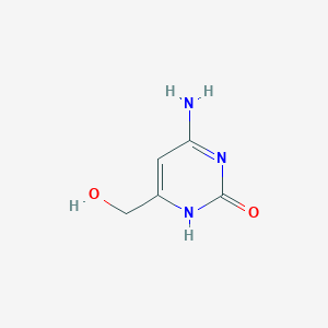 B3261464 4-amino-6-hydroxymethyl-1H-pyrimidin-2-one CAS No. 34387-05-8