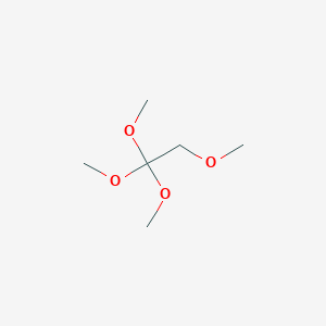 molecular formula C6H14O4 B032615 1,1,1,2-Tetramethoxyethane CAS No. 34359-77-8