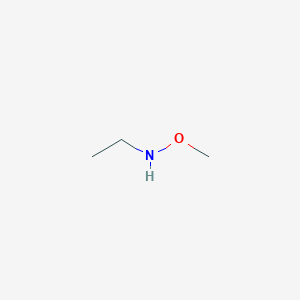 molecular formula C3H9NO B3261552 Ethyl(methoxy)amine CAS No. 34451-31-5