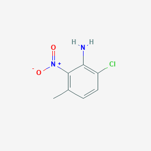 molecular formula C7H7ClN2O2 B3261558 6-Chloro-3-methyl-2-nitroaniline CAS No. 344749-24-2