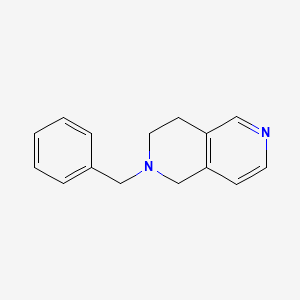 molecular formula C15H16N2 B3261587 2-Benzyl-1,2,3,4-tetrahydro-2,6-naphthyridine CAS No. 345311-06-0