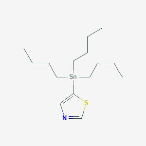 molecular formula C15H29NSSn B032616 5-(Tributylstannyl)thiazole CAS No. 157025-33-7