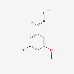 molecular formula C9H11NO3 B3261901 N-[(3,5-dimethoxyphenyl)methylidene]hydroxylamine CAS No. 34967-25-4