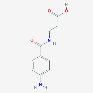 molecular formula C10H12N2O3 B032620 N-(4-Aminobenzoyl)-beta-alanine CAS No. 7377-08-4