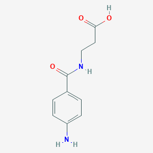 molecular formula C10H12N2O3 B032620 N-(4-氨基苯甲酰)-β-丙氨酸 CAS No. 7377-08-4