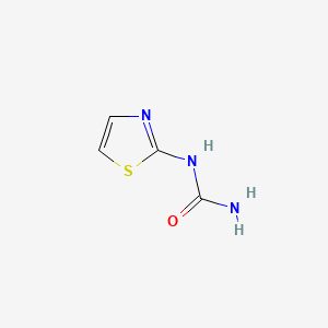 molecular formula C4H5N3OS B3262045 1-(Thiazol-2-yl)urea CAS No. 35107-91-6