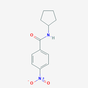 molecular formula C12H14N2O3 B326213 N-cyclopentyl-4-nitrobenzamide 