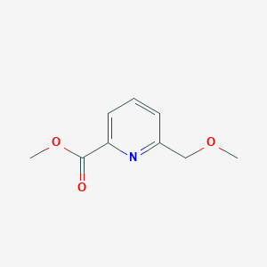 molecular formula C9H11NO3 B3262347 Methyl 6-(methoxymethyl)picolinate CAS No. 354517-88-7