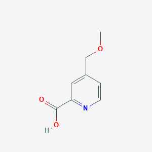 molecular formula C8H9NO3 B3262349 4-(Methoxymethyl)pyridine-2-carboxylic acid CAS No. 354518-16-4
