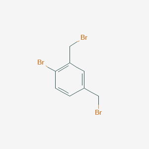 molecular formula C8H7Br3 B3262411 1-Bromo-2,4-bis(bromomethyl)benzene CAS No. 35510-04-4