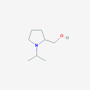 molecular formula C8H17NO B3262450 1-(1-Methylethyl)-2-pyrrolidinemethanol CAS No. 3554-66-3