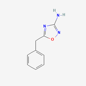 molecular formula C9H9N3O B3262452 5-Benzyl-1,2,4-oxadiazol-3-amine CAS No. 35604-35-4
