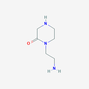 molecular formula C6H13N3O B3262466 1-(2-Aminoethyl)piperazin-2-one CAS No. 356069-02-8