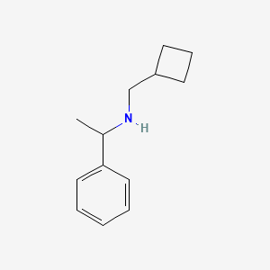 molecular formula C13H19N B3262491 (Cyclobutylmethyl)(1-phenylethyl)amine CAS No. 356539-85-0
