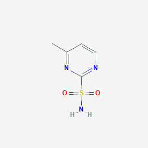 molecular formula C5H7N3O2S B3262582 4-Methylpyrimidine-2-sulfonamide CAS No. 35762-77-7