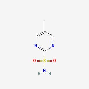 molecular formula C5H7N3O2S B3262587 5-Methylpyrimidine-2-sulfonamide CAS No. 35762-78-8