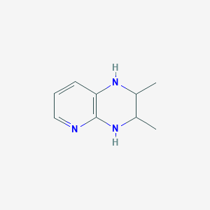 molecular formula C9H13N3 B3262592 2,3-dimethyl-1H,2H,3H,4H-pyrido[2,3-b]pyrazine CAS No. 35808-54-9