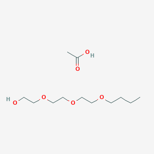 molecular formula C12H26O6 B3262737 Ethanol, 2-[2-(2-butoxyethoxy)ethoxy]-, acetate CAS No. 3610-26-2