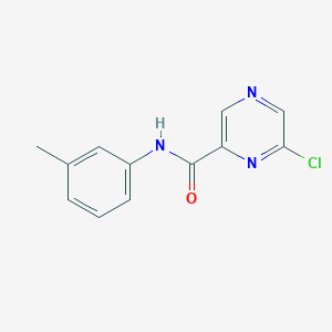 molecular formula C12H10ClN3O B3262873 6-Chloro-N-(m-tolyl)pyrazine-2-carboxamide CAS No. 362622-88-6