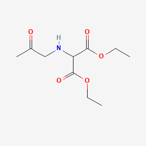 Diethyl [(2-oxopropyl)amino]propanedioate