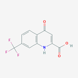 4-Hydroxy-7-(trifluoromethyl)quinoline-2-carboxylic acid