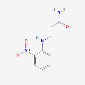 3-[(2-Nitrophenyl)amino]propanamide