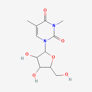 molecular formula C11H16N2O6 B3262989 N3-Methyl-5-methyluridine 