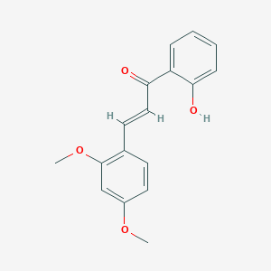 molecular formula C17H16O4 B3263098 2,4-Dimethoxy-2'-hydroxychalcone 