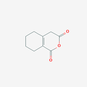 molecular formula C9H10O3 B3263292 5,6,7,8-tetrahydro-1H-2-Benzopyran-1,3(4H)-dione CAS No. 3711-74-8