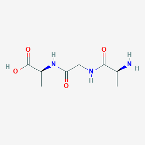molecular formula C8H15N3O4 B3263434 Ala-Gly-Ala CAS No. 37460-22-3