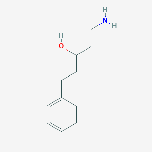 molecular formula C11H17NO B3263527 1-Amino-5-phenylpentan-3-ol CAS No. 375799-22-7