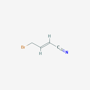 molecular formula C4H4BrN B3263540 4-bromo-2-Butenenitrile CAS No. 37590-23-1
