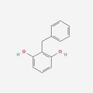 molecular formula C13H12O2 B3263598 2-Benzylresorcinol CAS No. 3769-40-2