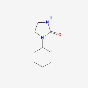molecular formula C9H16N2O B3263642 1-Cyclohexylimidazolidin-2-one CAS No. 37732-88-0