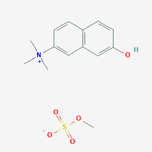 2-Naphthalenaminium, 7-hydroxy-N,N,N-trimethyl-, methyl sulfate (1:1)