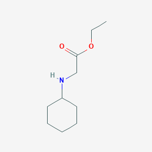 molecular formula C10H19NO2 B3263716 Ethyl 2-(cyclohexylamino)acetate CAS No. 37883-45-7
