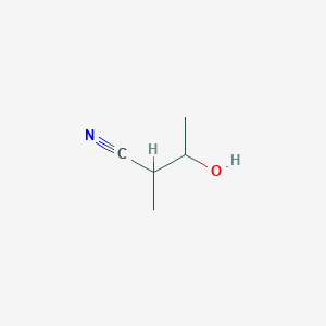 molecular formula C5H9NO B3263832 3-hydroxy-2-methylButanenitrile CAS No. 38046-46-7