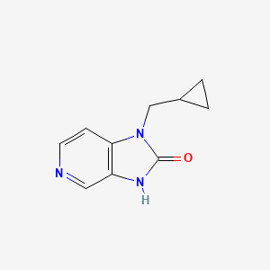 2H-Imidazo[4,5-c]pyridin-2-one, 1-(cyclopropylmethyl)-1,3-dihydro-