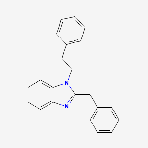 molecular formula C22H20N2 B3263929 2-Benzyl-1-phenethyl-1H-benzo[d]imidazole CAS No. 381710-85-6