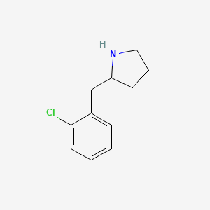 B3263988 2-(2-Chlorobenzyl)pyrrolidine CAS No. 383127-80-8