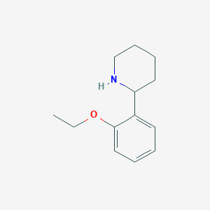 molecular formula C13H19NO B3264001 2-(2-Ethoxyphenyl)piperidine CAS No. 383128-66-3