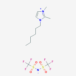 3-Hexyl-1,2-dimethyl-1H-imidazolium salt with 1,1,1-trifluoro-N-[(trifluoromethyl)sulfonyl]methanesulfonamide