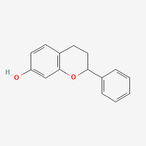 molecular formula C15H14O2 B3264100 2-Phenylchroman-7-ol CAS No. 38481-95-7