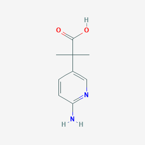 2-(6-Aminopyridin-3-yl)-2-methylpropanoic acid