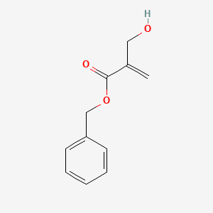molecular formula C11H12O3 B3264131 benzyl 2-(hydroxymethyl)prop-2-enoate CAS No. 385817-43-6